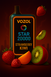 Vozol Star 20000 Strawberry Kiwi