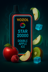 Vozol Star 20000 Double Apple Ice