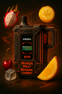 Vozol Gear Power 20000 Dragon Fruit Banana Cherry