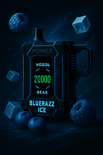 Vozol Gear Power 20000 Bluerazz Ice