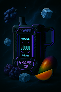 Vozol Gear Power 20000 Grape Ice